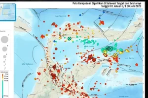 Gempa Bumi Terjadi di Sulawesi Tengah Januari-Juni 2023 - Gempa bumi merupakan peristiwa alam yang sering terjadi di wilayah Indonesia, termasuk di Sulawesi Tengah. Badan Meteorologi, Klimatologi, dan Geofisika (BMKG) telah melakukan pencatatan terhadap gempa bumi tektonik di wilayah ini.